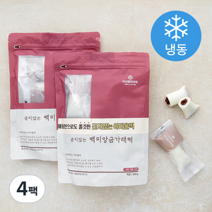 아리울떡공방 굳지않는 백미앙금가래떡 (냉동), 4팩, 600g