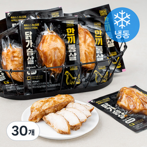 한끼통살 닭가슴살 블랙갈릭 (냉동), 100g, 30개