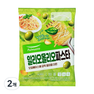 풀무원 알리오 올리오 파스타, 144g, 2개