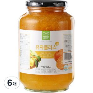 초록원 유자플러스감귤차, 2kg, 1개입, 6개