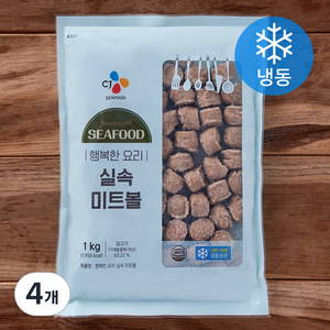 행복한요리 실속 미트볼 (냉동), 1kg, 4개