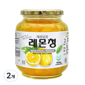 견과공장 레몬청, 950g, 1개입, 2개