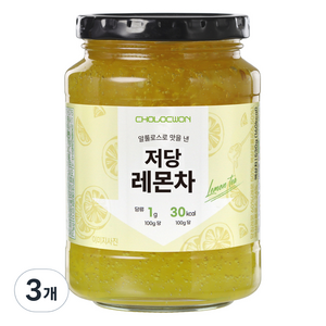 초록원 알룰로스 저당 레몬차, 530g, 1개입, 3개