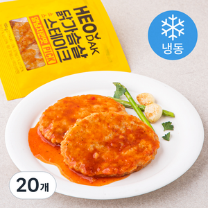 허닭 PICK 닭가슴살 소스 스테이크 양념치킨맛 (냉동), 100g, 20개