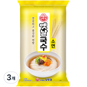 오뚜기 옛날 국수 소면, 1.5kg, 3개