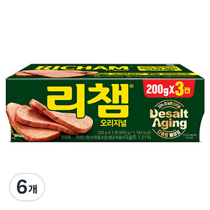 리챔 오리지널, 200g, 6개