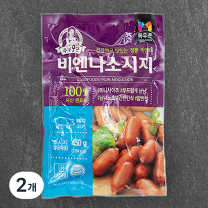 목우촌 주부9단 비엔나 소시지, 450g, 2개