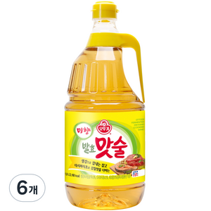 오뚜기 미향 발효 맛술, 1.8L, 6개