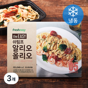 프레시지 the EASY 쉬림프 알리오 올리오 파스타 (냉동), 320g, 3개