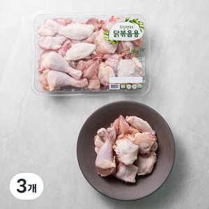 무항생제 인증 마니커 1등급 닭볶음탕용 닭고기 (냉장), 1.3kg, 3개