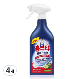 홈스타 맥스프레쉬 욕실세정제, 500ml, 4개