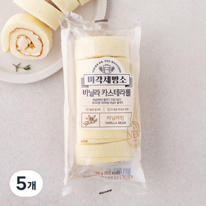 미각제빵소 삼립 바닐라 카스테라롤, 128g, 5개