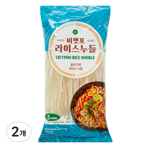 비엣포 라이스누들 5mm, 250g, 2개