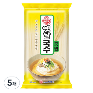 오뚜기옛날 국수 중면, 900g, 5개