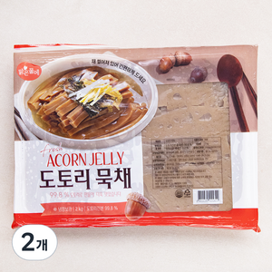 맑은물에 도토리묵채, 2개, 2kg