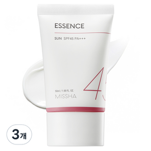 미샤 올 어라운드 세이프 블록 에센스 선크림 SPF45 PA+++, 50ml, 3개