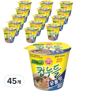 오뚜기 컵누들 우동맛 38.1g, 45개