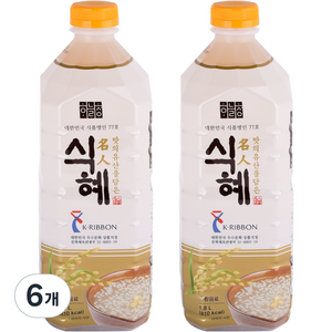 하늘청 식혜 오리지날, 1.8L, 6개