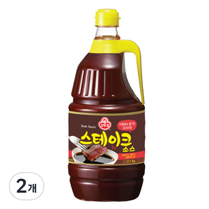 오뚜기 스테이크 소스, 2.1kg, 2개