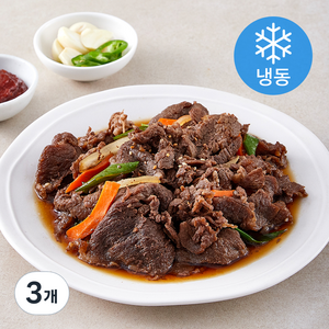 갈비아저씨 양념소불고기 508 (냉동), 600g, 3개