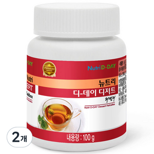 뉴트리디데이 디저트 허벌티, 100g, 1개입, 2개