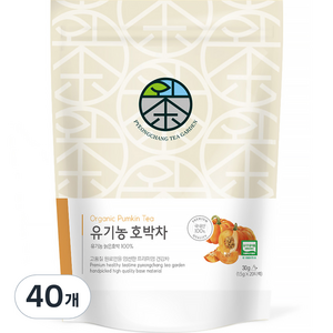 평창다원 PLA 생분해 삼각티백 유기농 호박차, 1.5g, 20개입, 2개