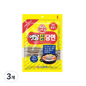 오뚜기 옛날사리당면, 100g, 3개