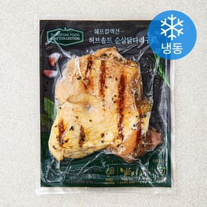 신세계푸드 쉐프컬렉션 허브솔트 순살닭다리구이 (냉동), 100g, 1개