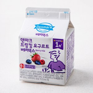 덴마크 드링킹 요구르트 베리믹스, 275ml, 1개