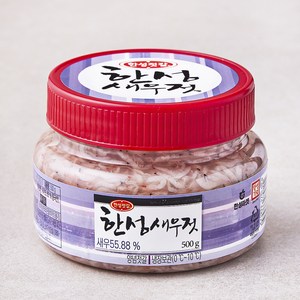 한성젓갈 한성 새우젓, 500g, 1개