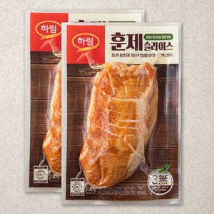 하림 훈제 슬라이스, 200g, 2개