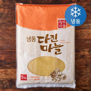 황보마을 중국산 다진마늘 (냉동), 1개, 5kg