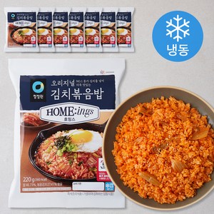 청정원 호밍스 오리지널 김치볶음밥 (냉동), 220g, 8개