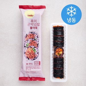 윙잇 랠리 흑미곤약김밥 불어묵 (냉동), 220g, 1개