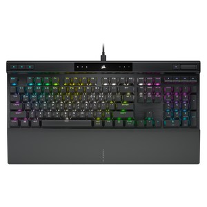 커세어 K70 RGB PRO OPX 광적축 게이밍 기계식 유선 일반형 키보드, 블랙, RGP0134, 적축