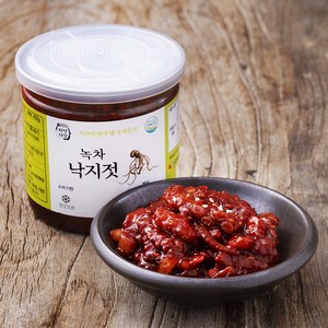 자연다감 녹차 낙지젓, 400g, 1개