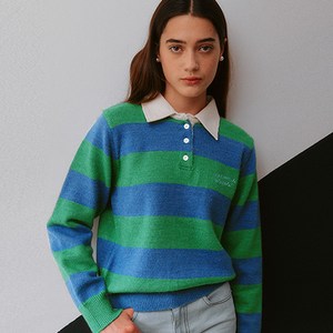 로라로라 여성용 STRIPE PK KNIT