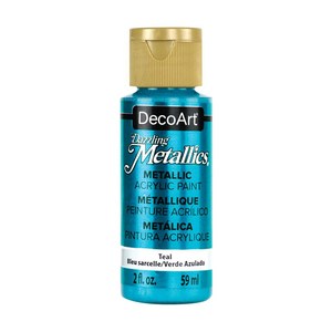 데코아트 아메리카나 대즐링 메탈릭 아크릴물감 26 Teal, 59ml, 1색