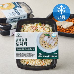 다즐샵 닭가슴살 도시락 220g x 5종 B세트 (냉동), 1세트