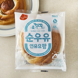 삼립 순우유 연유요팡, 80g, 1개