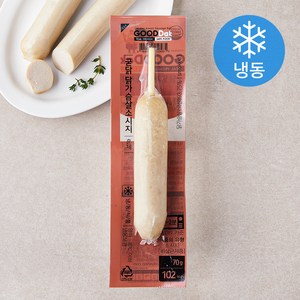 굳닭 닭가슴살 소시지바 훈제 (냉동), 70g, 1개