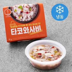 고래미 설래담 타코와사비 (냉동), 1개, 80g