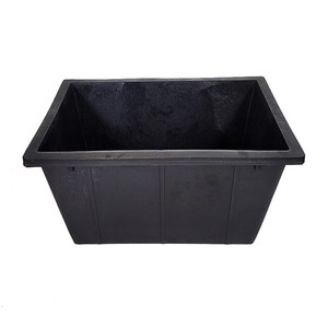 사각 고무다라, 검정, 1개