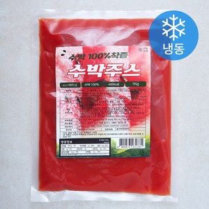 지엔씨푸드 수박주스 (냉동), 1kg, 1개