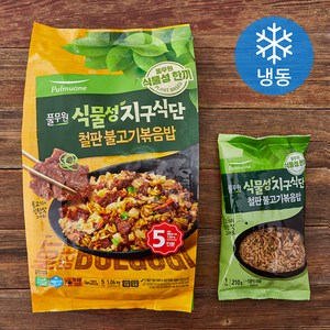 풀무원 식물성 지구식단 철판불고기볶음밥 5인분 (냉동), 1.06kg, 1개