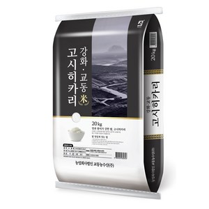 교동농수산 강화교동 2024년산 햅쌀 고시히카리쌀 백미, 상등급, 20kg, 1개