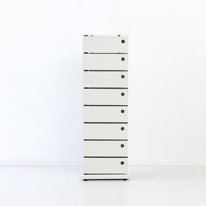 마켓비 ROTY 회전서랍장, 화이트, 8단