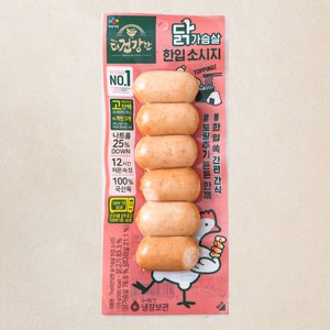 더건강한 닭가슴살 한입 소시지, 120g, 1개