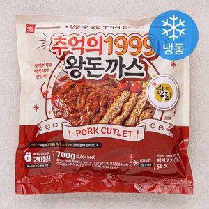 잇웨이브 추억의 1999 왕돈까스 (냉동), 700g, 1개