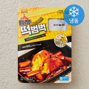 서울마님 불닭맛 콘치즈떡구이 떡범벅 (냉동), 320g, 1개